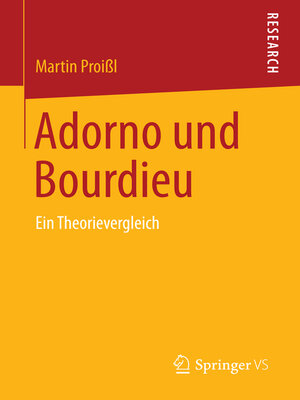 cover image of Adorno und Bourdieu